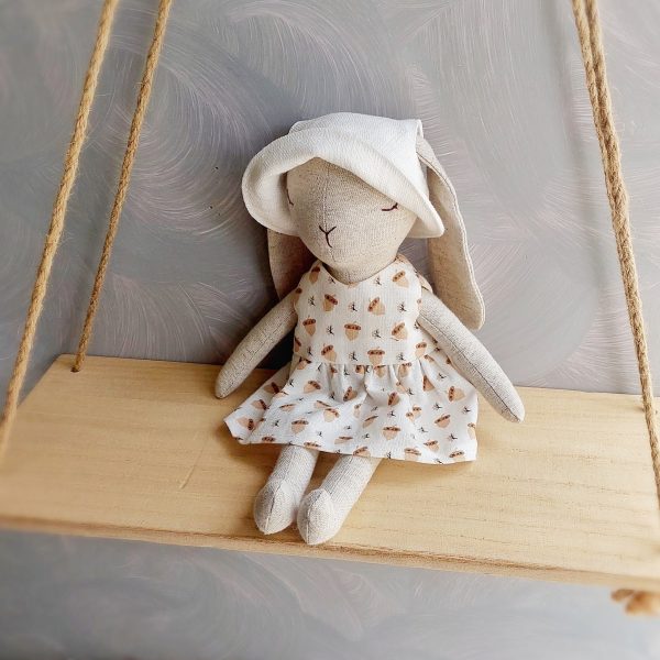 2 in 1 stuffed bunny with clothes pdf pattern and tutorial, rabbit pattern, eco toy, stuffed animal pattern, rag doll pdf, easy pattern - Image 8
