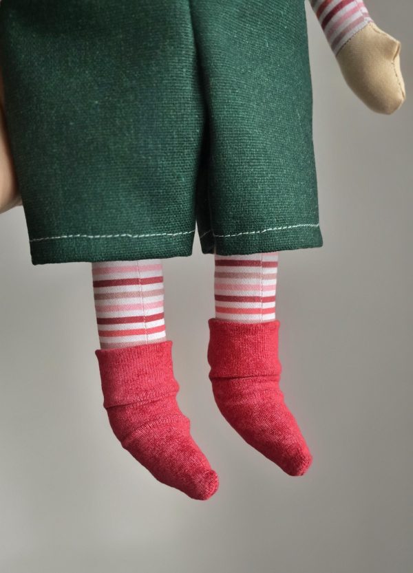 Christmas Elf pattern and tutorial, 12" Elf pattern, toy sewing pattern, stuffed doll pattern, easy pattern - Image 3